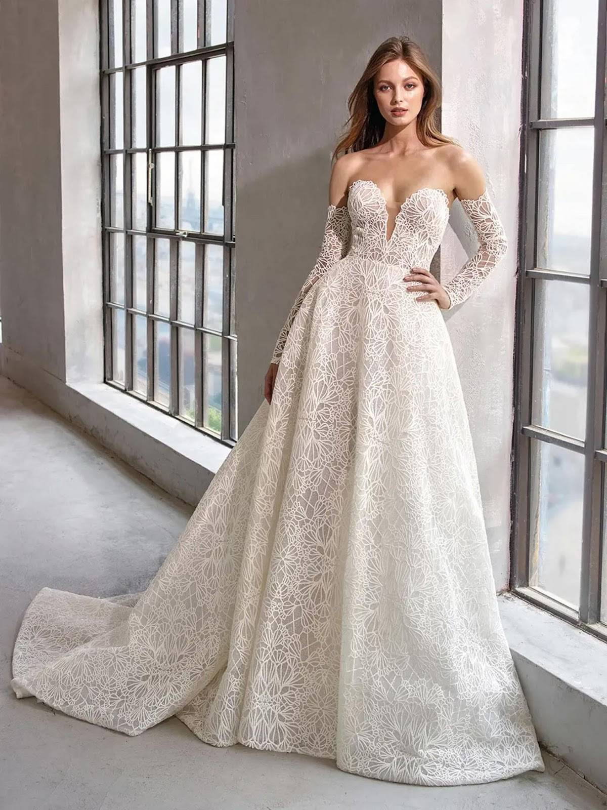 Love Is In The Air: Perfectly Romantic Wedding Dresses Image