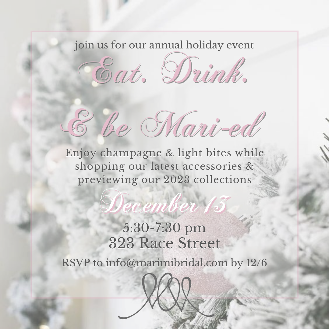 Eat. Drink. &amp; Be Mari-ed. HOLIDAY EVENT