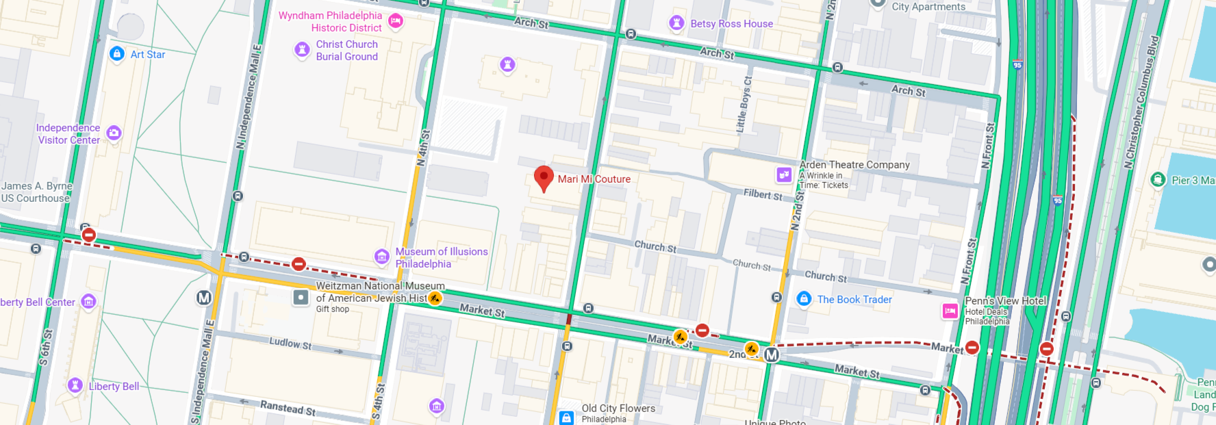 mari mi couture google maps image