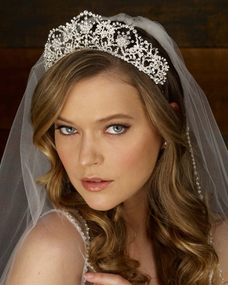 Marionat Bridal Headpiece Marionat 9055 Ivory/Silver Headband – Bridal Sense main image 3
