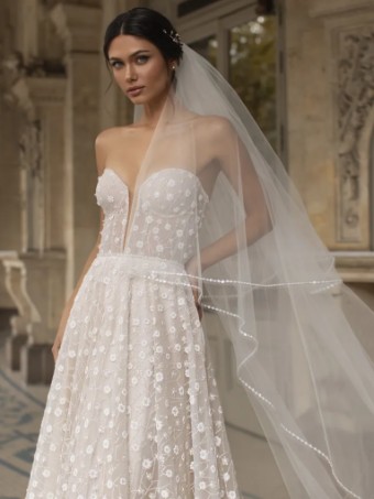 Pronovias Style #Hopkins #0 default Off White/Light Beige/Silver thumbnail