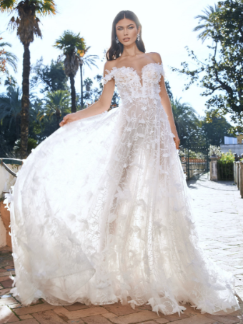 Pronovias Style #Almaha #0 default Off White/Light Nude thumbnail
