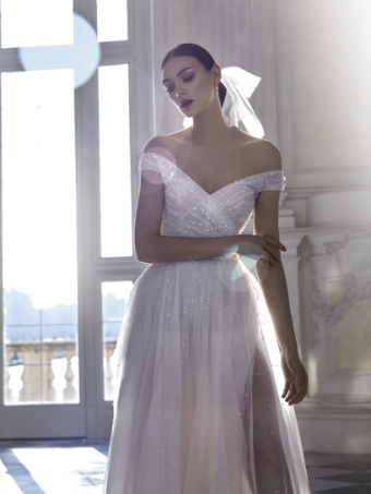 Pronovias Style #Ida #2 Off White/Light Beige thumbnail
