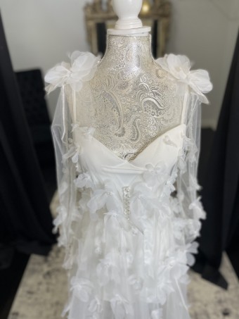 Mari Mi Bridal Style #Sabrina Robe #1 Ivory thumbnail