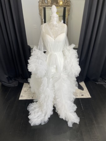 Mari Mi Bridal Style #Kelsey Robe #0 default White thumbnail