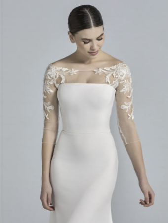 Pronovias Style #Melodie Jacket #2 Off White thumbnail