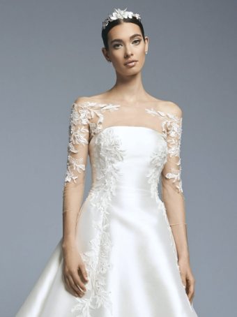 Pronovias Style #Melodie Jacket #0 default Off White thumbnail