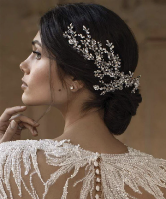 Pronovias Style #Alexa Crown #0 default Off White/Silver thumbnail