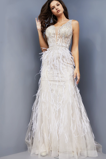 Jovani Style #08144A #0 default Ivory thumbnail