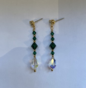 Mari Mi Bridal Style #329056- Limited Edition #0 default Emerald/AB Crystal/Gold thumbnail