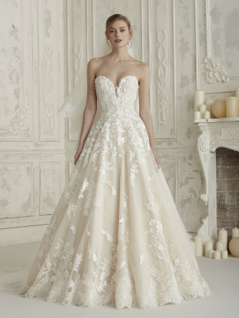 Pronovias Style #Elcira #0 default Off white/crystal/beige thumbnail