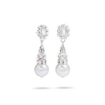 Mari Mi Bridal Style #PPOEX-100 #0 default Silver/White Pearl/Comet Crystal thumbnail
