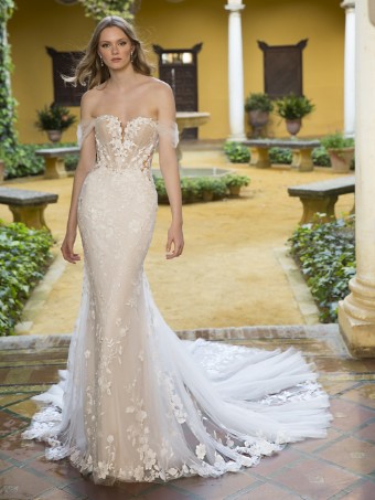 Blue by Enzoani Style #Prisha-Sample Sale #0 default Ivory/Nude thumbnail