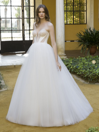 Blue by Enzoani Style #Penina-Sample Sale #0 default Ivory/Nude thumbnail