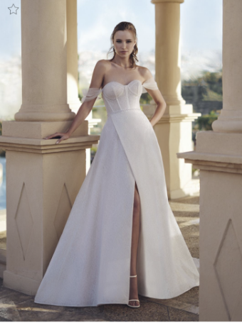 Blue by Enzoani Style #Starr-Sample Sale #0 default Beige/Sand thumbnail