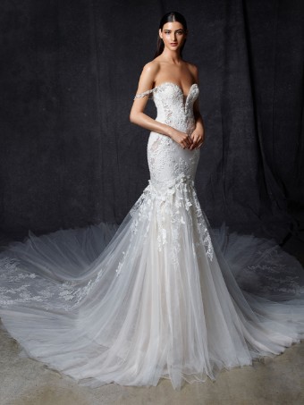 Enzoani Style #Ophelia- Dress & Skirt-Sample Sale #0 default Ivory/Beige thumbnail