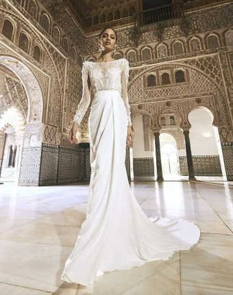 Pronovias Style #Amun- Discontinued - Sample Sale #0 default Off White thumbnail