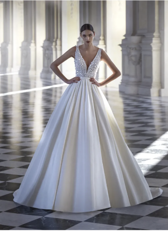 Pronovias Style #Oliana- Discontinued - Sample Sale #0 default Ivory/Nude thumbnail