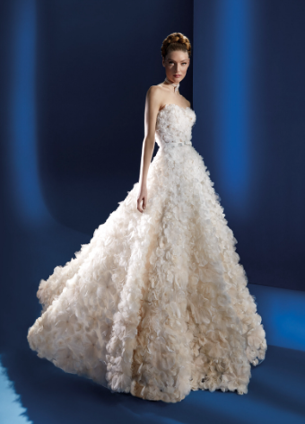 Pronovias Style #Capucine- Discontinued - Sample Sale #0 default Off White/Pink thumbnail