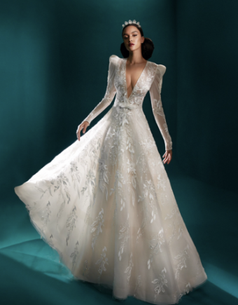 Pronovias Style #Bijou - Sample Sale #0 default Ivory/Nude thumbnail