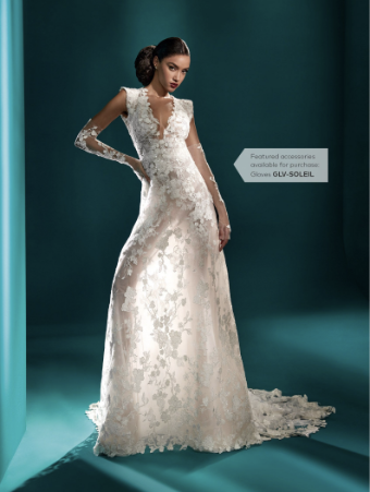 Pronovias Style #Soleil- Discontinued - Sample Sale #0 default Ivory thumbnail