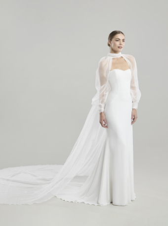 Pronovias Style #CAPE-LA29 #0 default Off White thumbnail