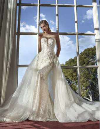 Pronovias Style #Blos #0 default Off White/Peach thumbnail