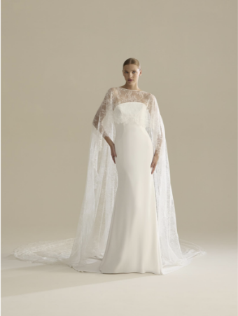 Pronovias Style #Cape-LA41 #0 default Off White thumbnail