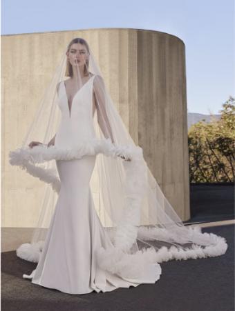 Pronovias Style #V-LA63 #0 default Off White thumbnail
