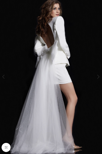 Jovani Style #38084A #1 default Bridal White thumbnail