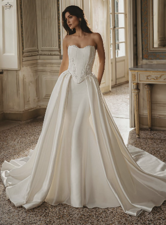 Enzoani Style #WILOMINA Sleeve #0 default Ivory thumbnail