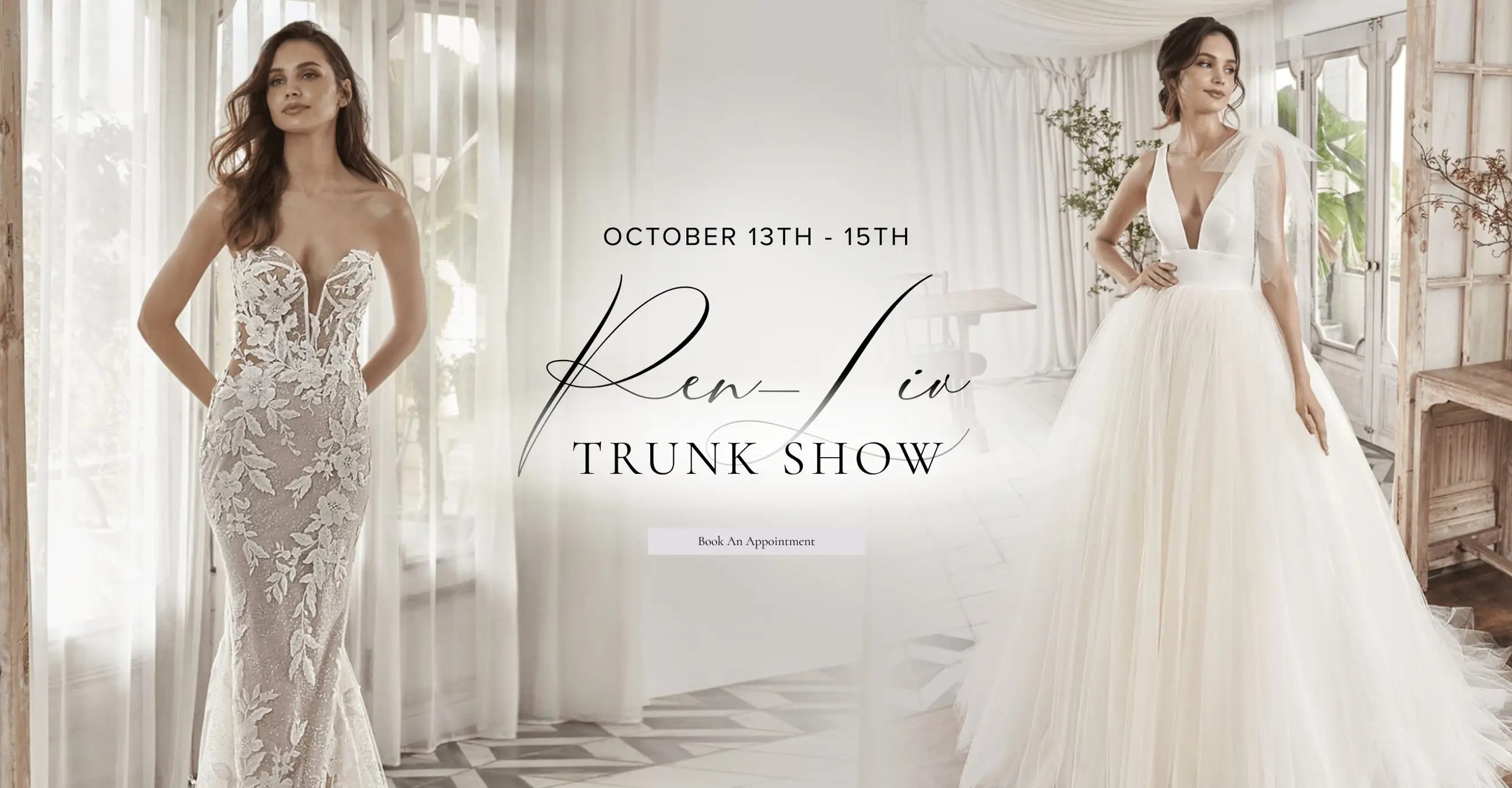 "Pen-Liv Trunk Show" banner for desktop