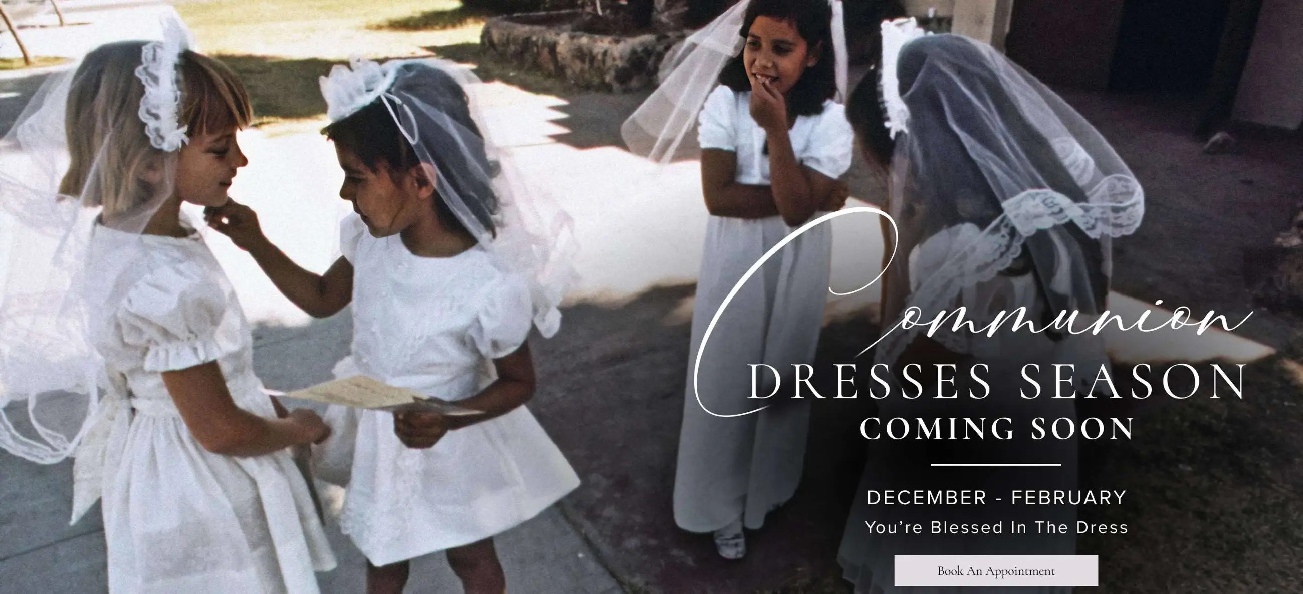 Communion Gowns Banner Desktop