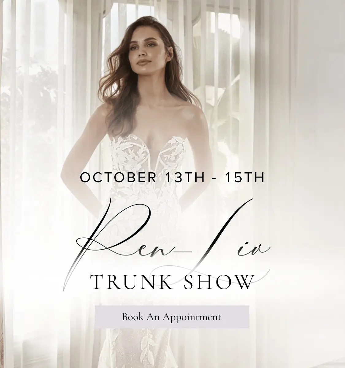 "Pen-Liv Trunk Show" banner for mobile