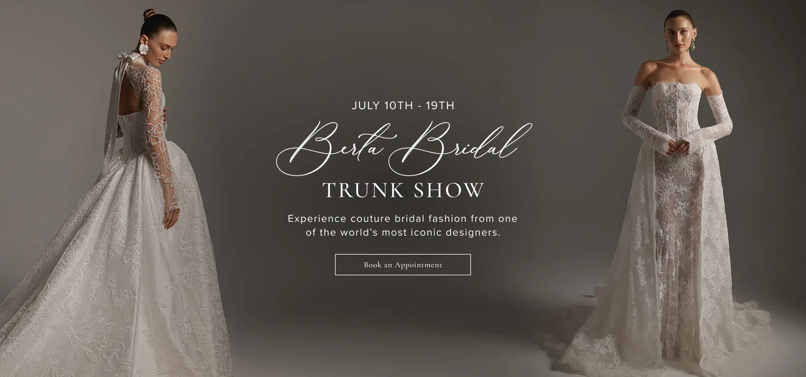 berta trunk show july 2026