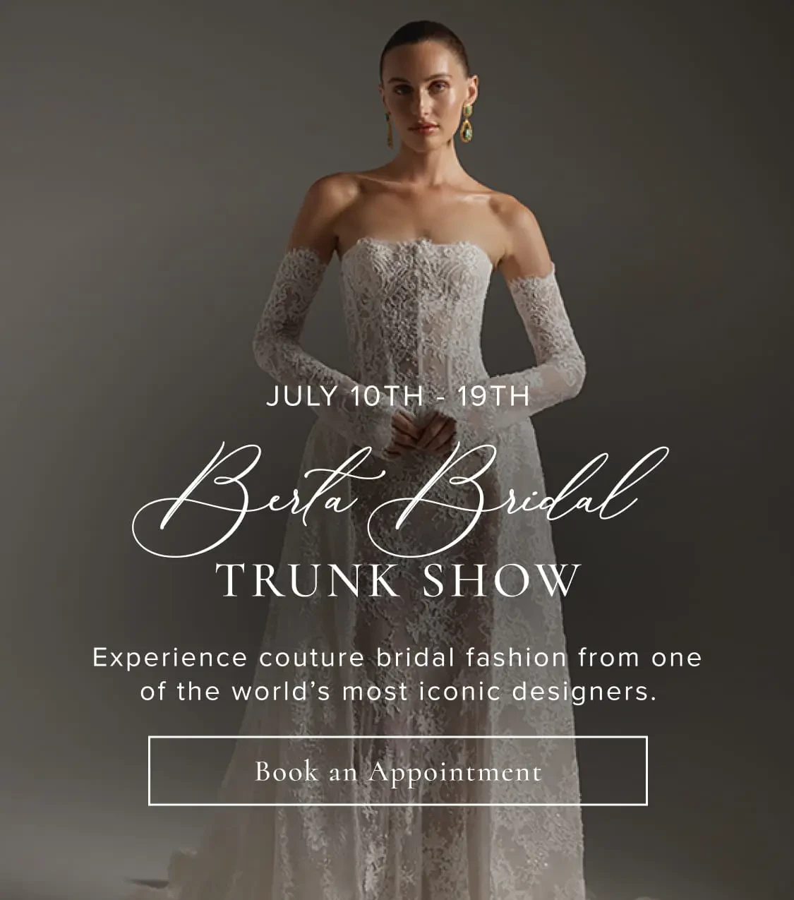 berta trunk show july 2026
