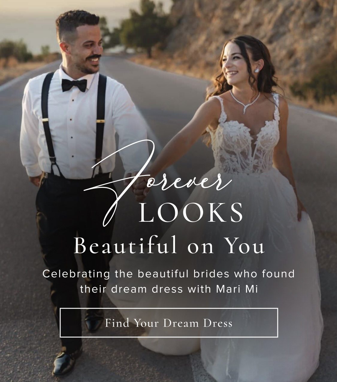forever looks beautiful on you banner