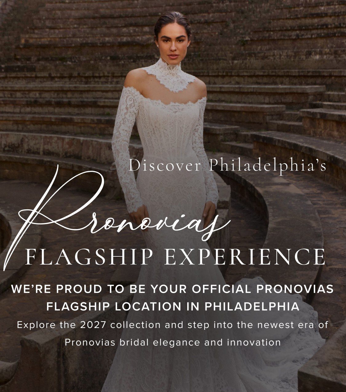 pronovias flagship 2027 banner