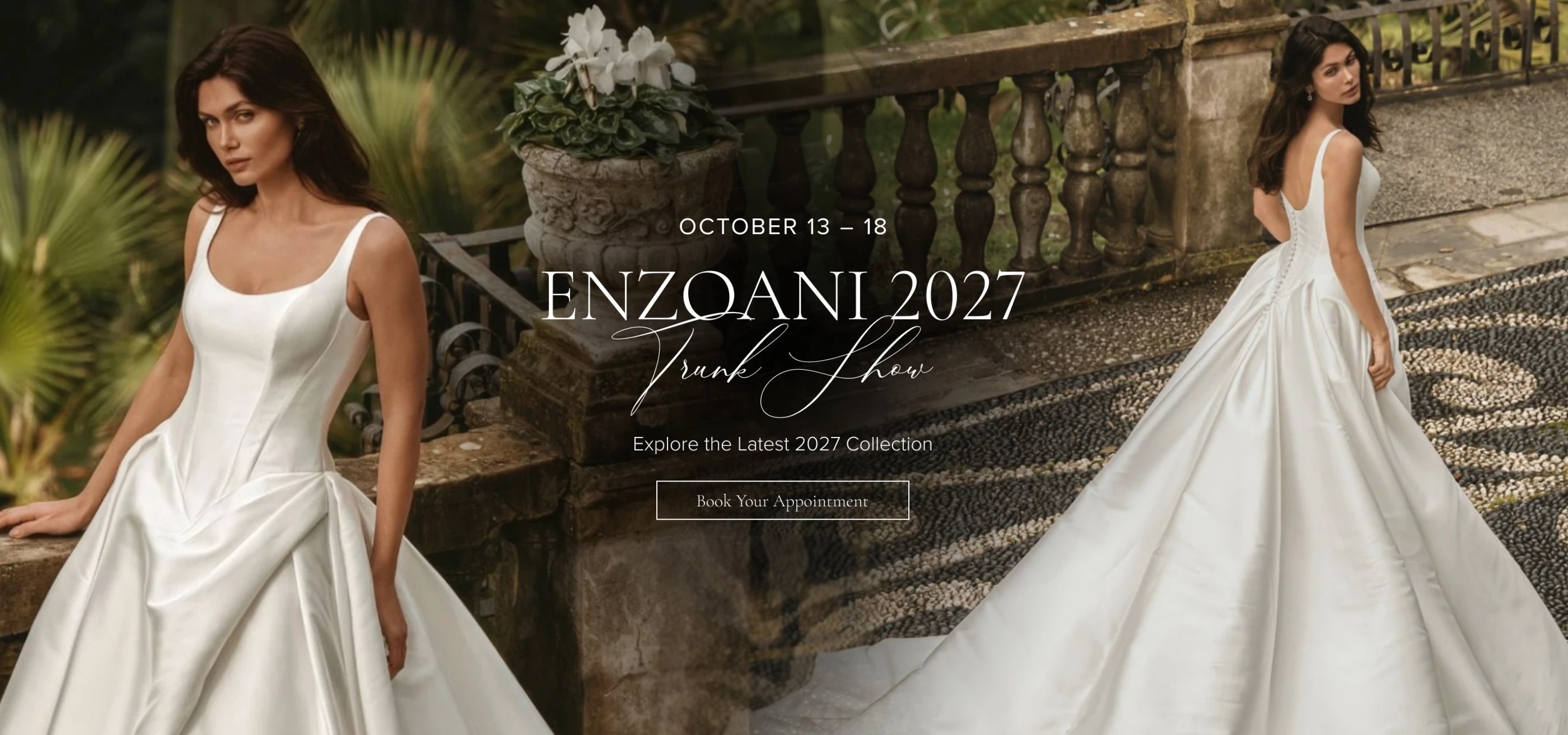Enzoani Trunk Show Banner